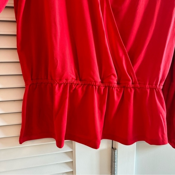 NWT Michael Kors Red Studded Blouse - Picture 6 of 8